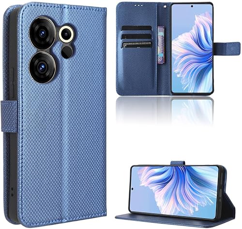 Funda de piel sintética compatible con Tecno Camon 20 Premier 5G, con tapa y tapa, de piel sintética, compatible con Tecno Camon 20 Premier 5G,