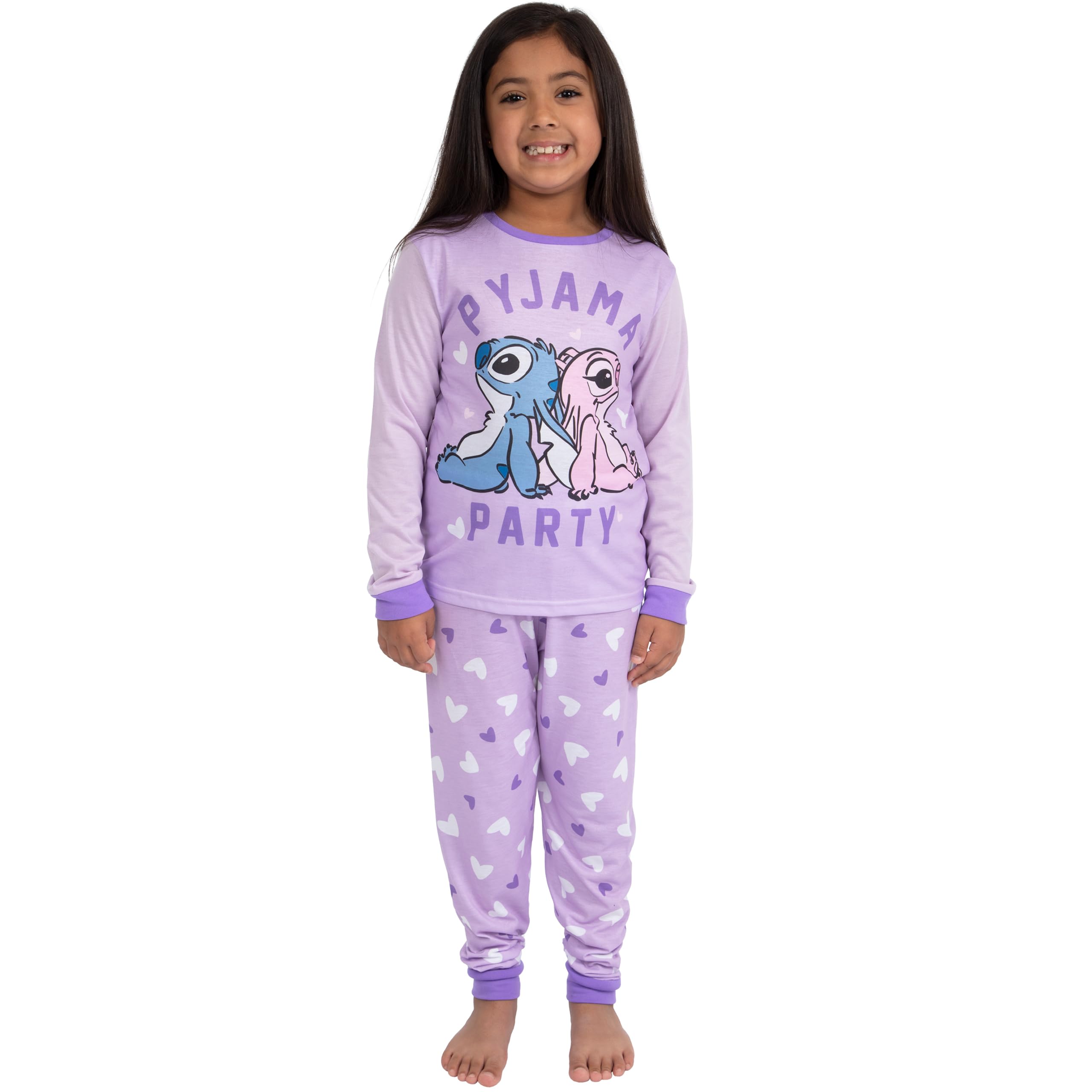 Disney Pijamas Stitch Niña | Pijama Familiar A Juego | Stitch Y Angel Pijama Niña | Pijamas Familiares Iguales