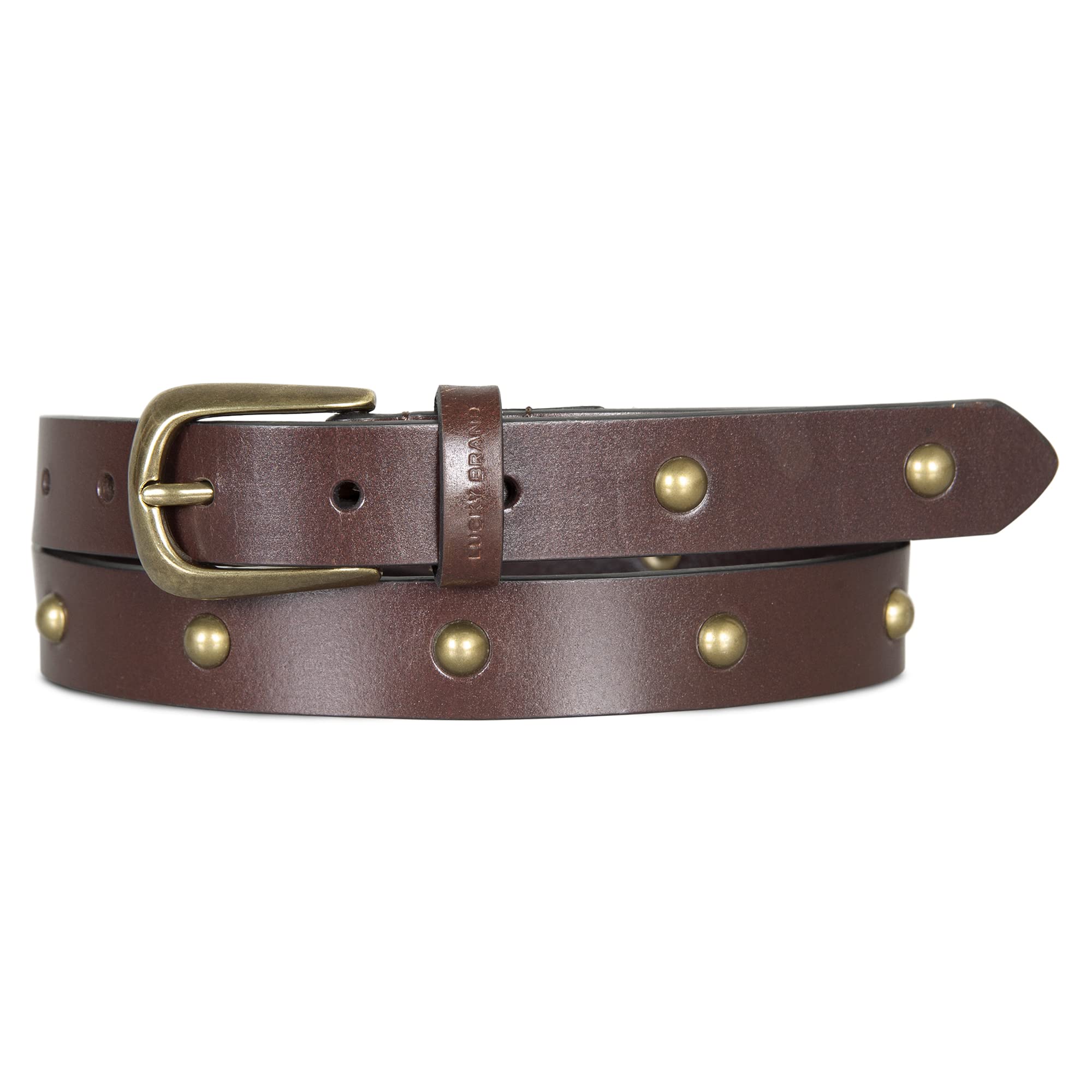 Lucky BrandWomen's Leather Belt with Studs