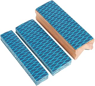 Hand Sanding Block Hook and Loop Hook Backing Plate, Hand Sander/Sanding Sheets For Wood Furniture Restoration Polishing Pad Tools, 80-Girt/120 Girt.