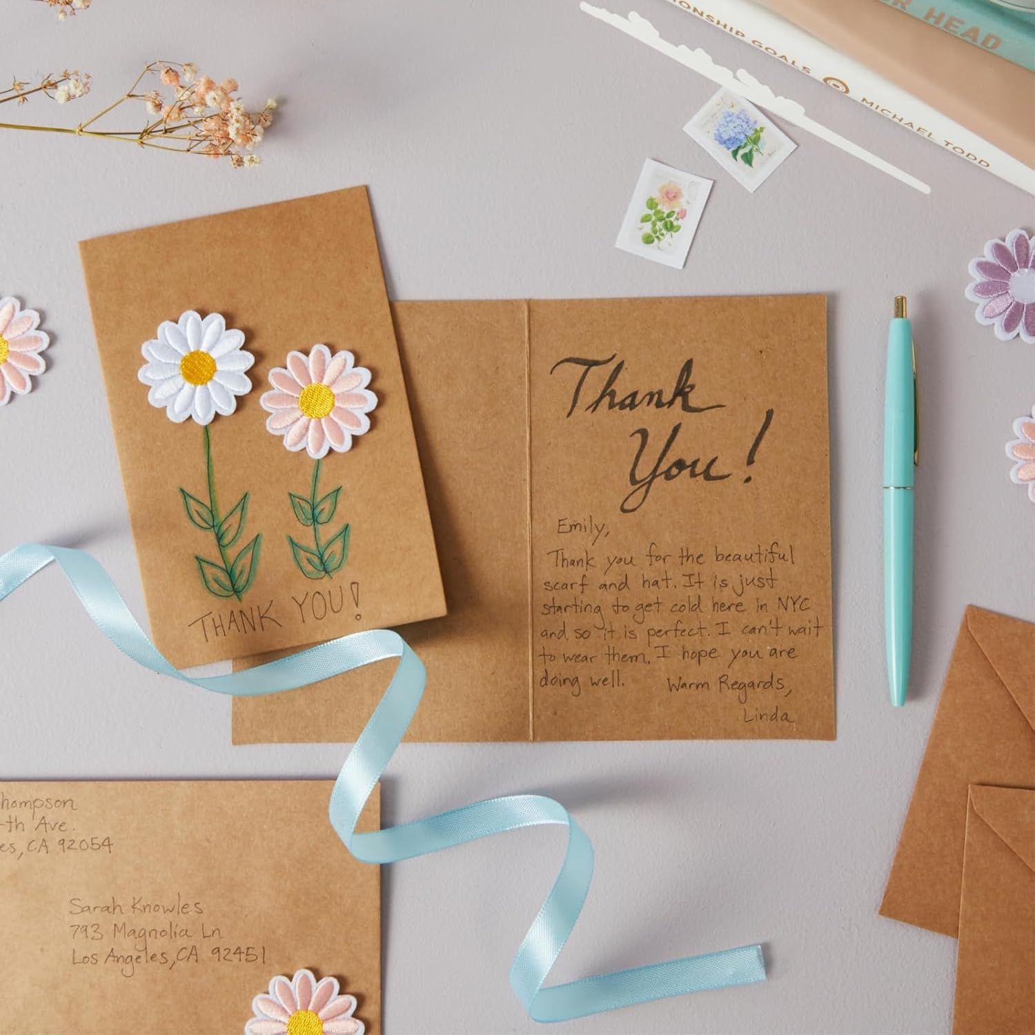 48 Pack Kraft Brown Blank Greeting Cards with Envelopes, Folded Cardstock for DIY Wedding, Birthday Invitations, Crafts (4x6 in) - Image 3