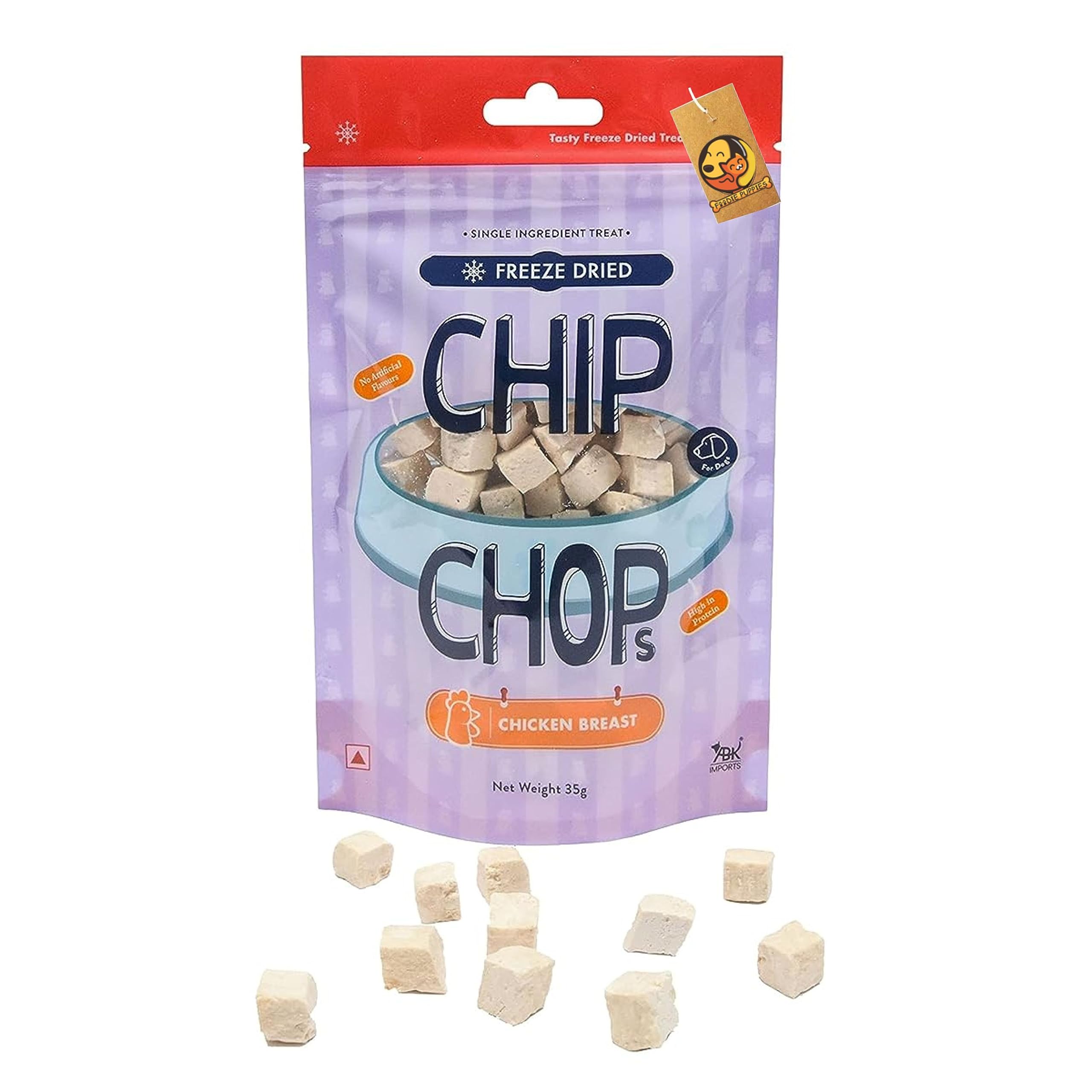 See full amazon price history chart for Chip Chop Freeze Dried Chicken Breast Treat for Dogs - 35gm | Highly Nutritional and Digestible Snack | No Artificial Flavor | Nutritional Snack. - Sold by Foodie Puppies with Free Key Ring Chip Chop Freeze Dried Chicken Breast Treat for Dogs - 35gm | Highly Nutritional and Digestible Snack | No Artificial Flavor | Nutritional Snack. - Sold by Foodie Puppies with Free Key Ring (B0BQMW9WXS) Amazon Price History, Amazon Price Tracker