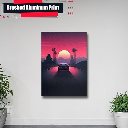 Miniatura 4 de Unique Synthwave Style Retro Art, 80s style art, framed poster print, guest room art, cool living room art, Art Print, poster