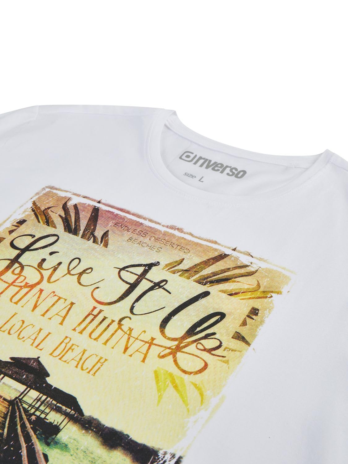 riverso RIVLukas Lot de 4 T-Shirt à Manches Courtes pour Homme Imprimé Animal S à 5XL - Multicolore - XXX-Large
