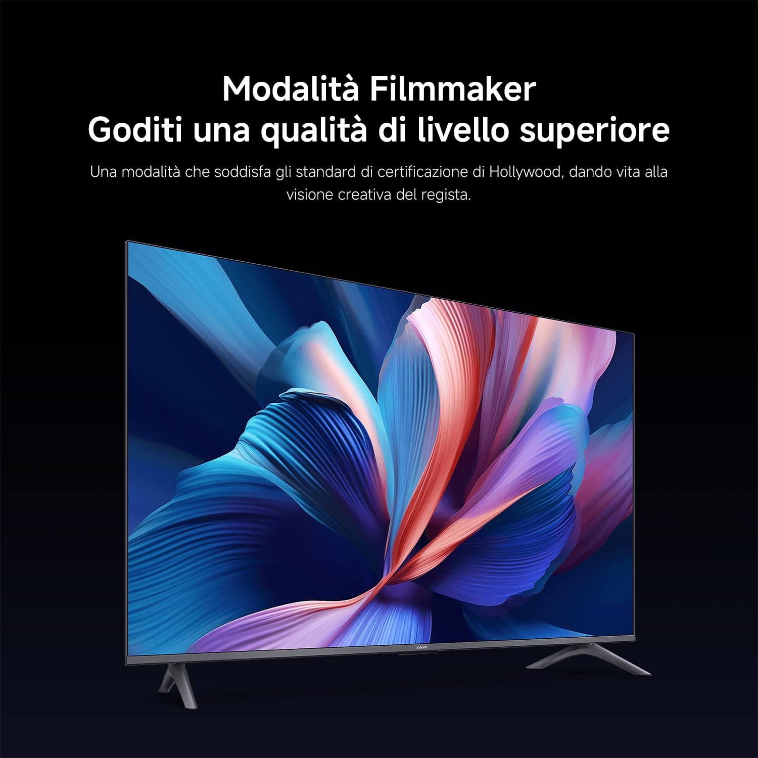 XIAOMI TV A Pro 50, 50 pollici (127 cm), 4K UHD QLED, Smart TV, Google TV, DVB-C/S/S2/T/T2, HDR10, Modalità Game Boost 120Hz, MEMC, Controllo Vocale, 2GB+8GB, Apple Airplay & Google Cast
