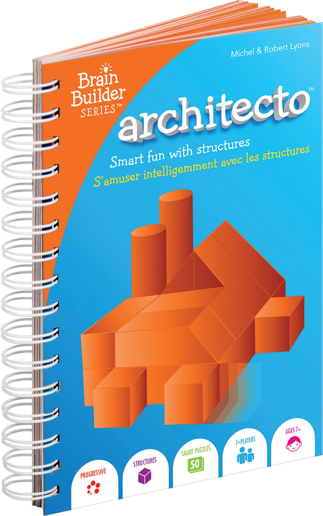 FoxMind | Architecto | Puzzle 3D | Gioco di logica | Età: 7+ | 1 giocatore |Tempo di partita: 10min