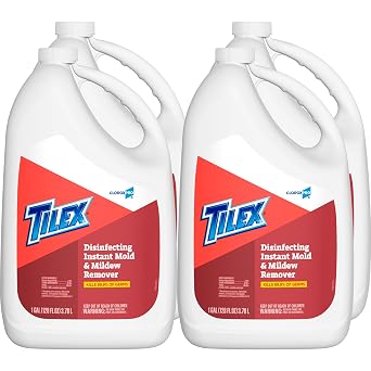 CloroxPro Tilex Disinfecting Instant Mold and Mildew Remover Refill, 128 Ounces Each Pack of 4 35605 Package May Vary
