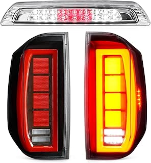 LED Rear Tail Light + 3rd Brake Light for 2014-2018 Toyota Tundra