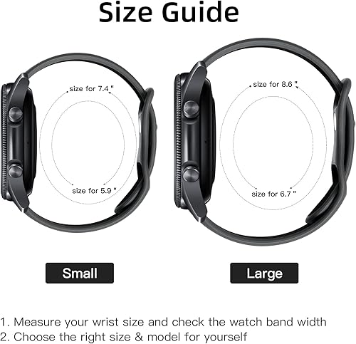Miniatura 6 de Compatible con Samsung Watch 3 Band de 1.57 pulgadasGalaxy Watch de 1.65 pulgadasGear S3 FrontierClassic Watch, correa de reloj de 0.866 in, correa