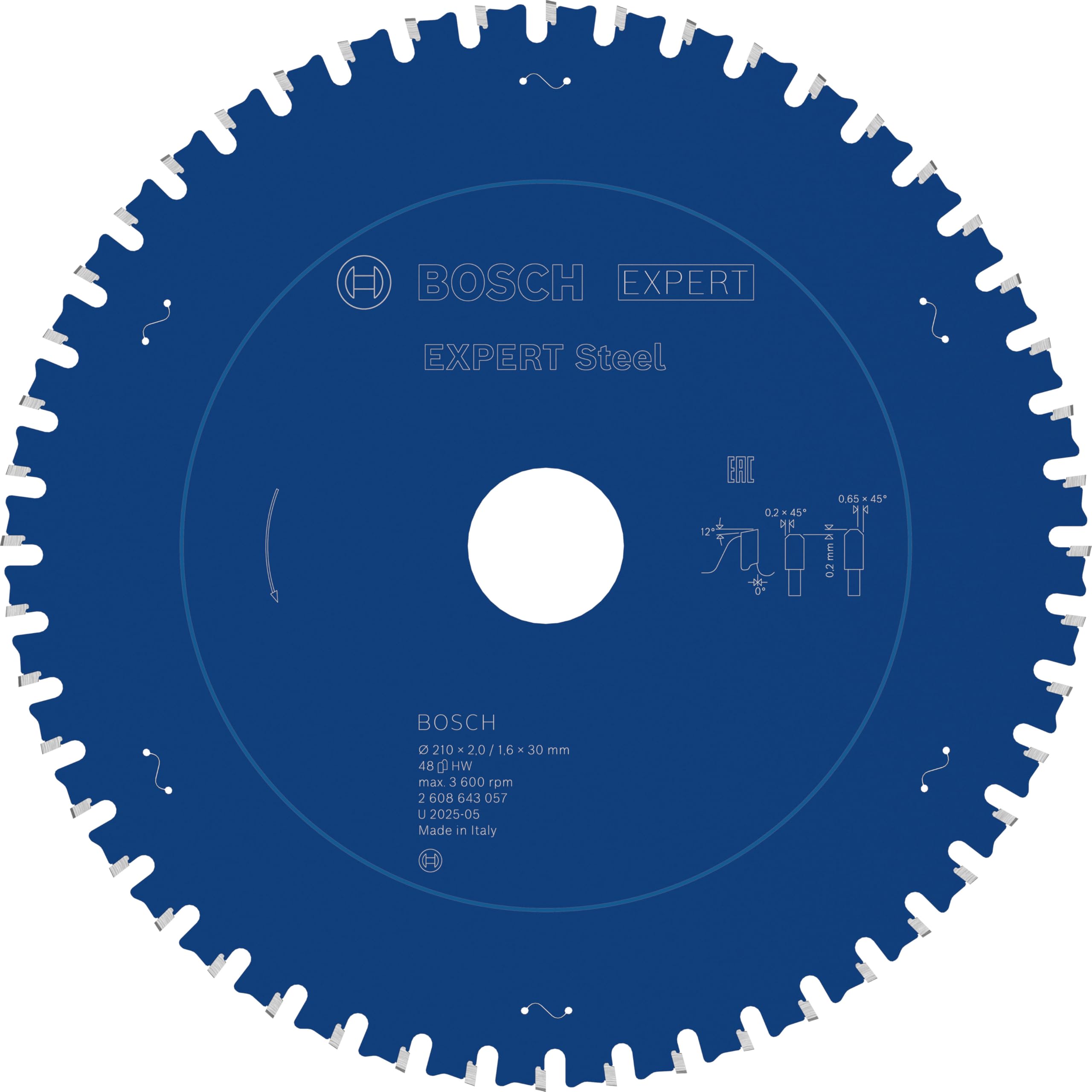 Bosch Professional Bosch Expert Metal Steel Cutting Saw Blade