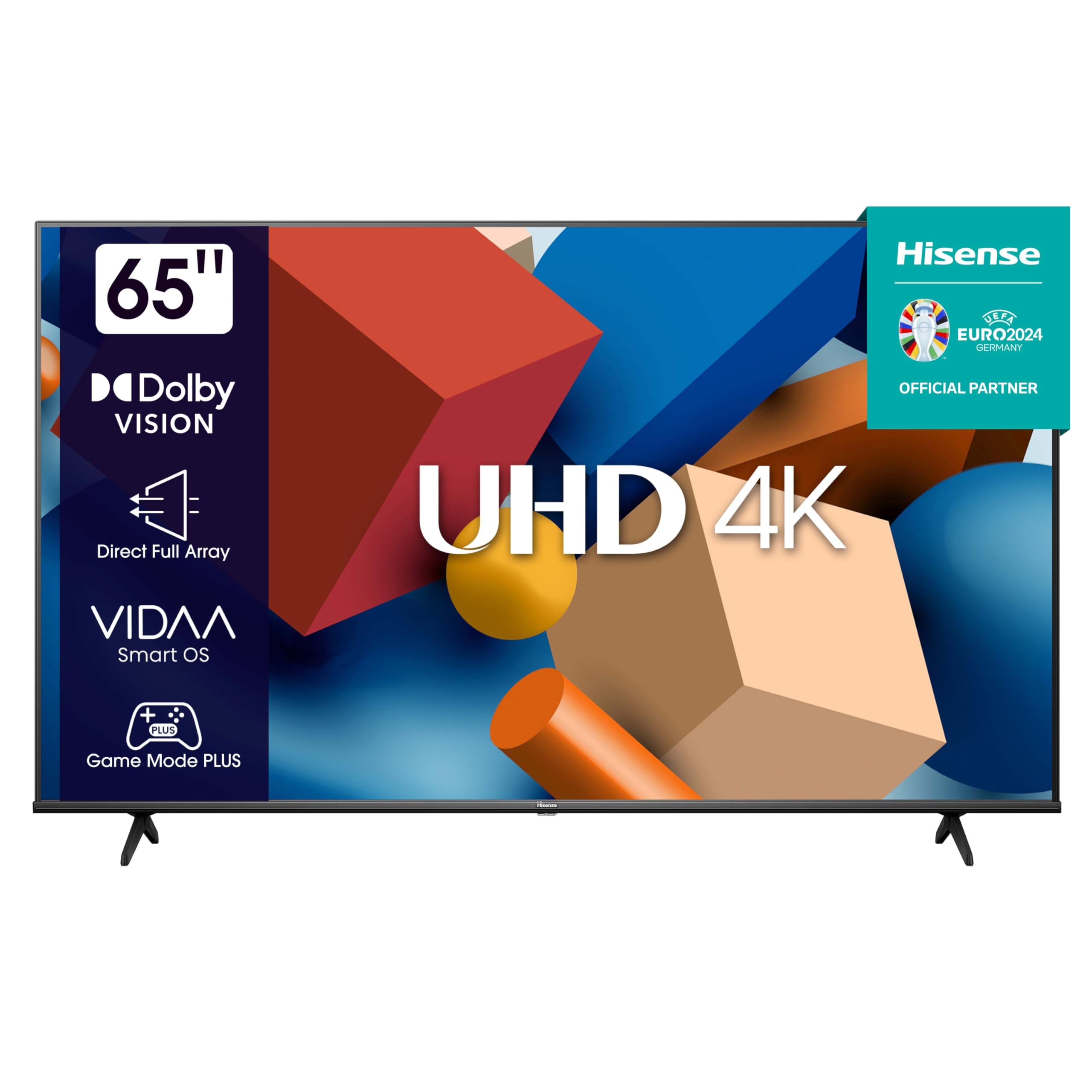 Hisense 65A6K TV - 4K UHD, 65-inch Smart TV, Dolby Vision, Game