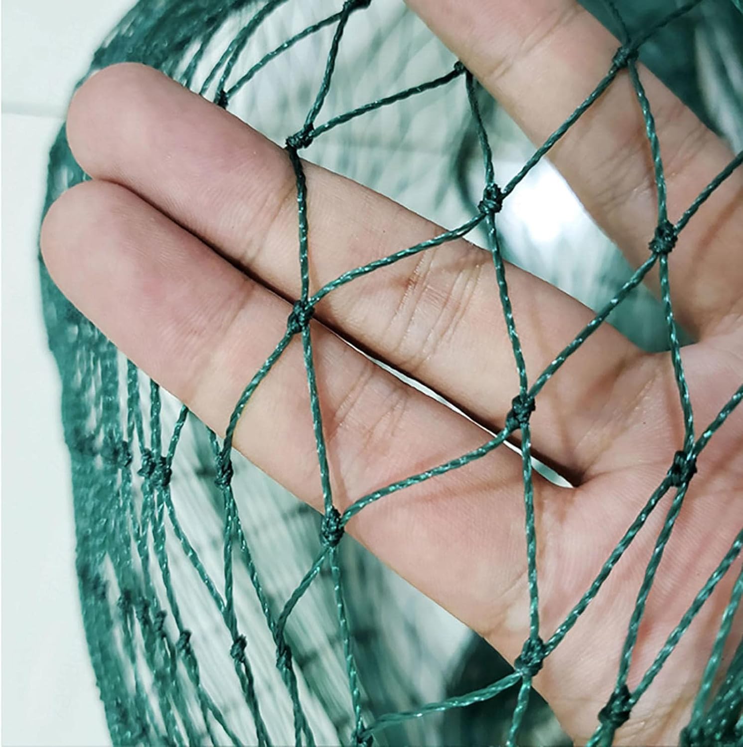 Nylon Anti-Bird Garden Netting - 4x10m Fine Mesh Plant Protection for Vegetables Poultry and Greenhouse Tunnels - Durable Lightweight and Reusable