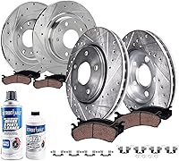 Vista 40 de Detroit Axle - Kit de freno trasero para Chevy GMC Silverado Sierra Suburban 1500 Yukon Tahoe Avalanche Cadillac Escalade Pinza de freno de disco