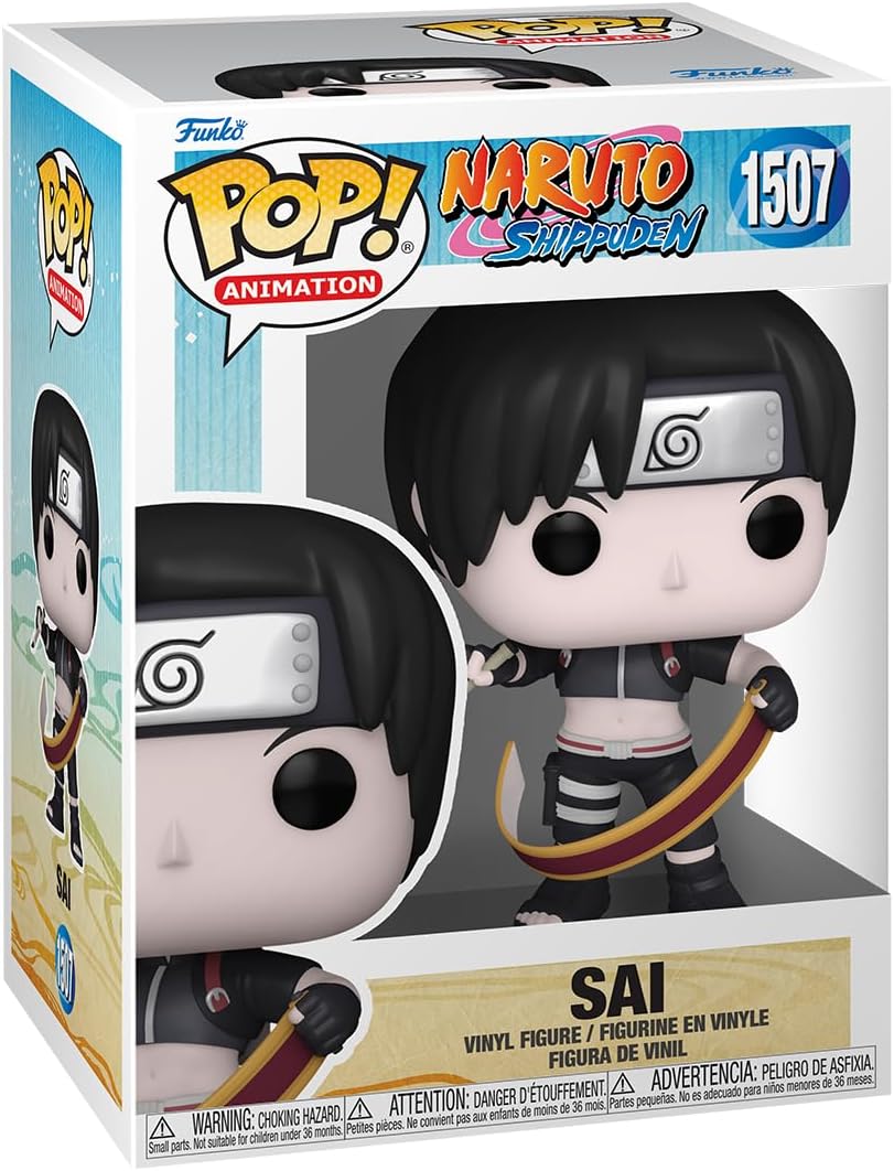 Pop! Animation: Naruto - Sai Yamanaka - Collectable Vinyl Figure - Gift Idea - Official Merchandise - Toys for Kids & Adults - Anime Fans - Model Figure for Collectors and Display