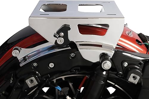 Miniatura 4 de TCT-MOTORPARTS - Respaldo de montaje único desmontable para Harley Road Street Glide 2014-2025
