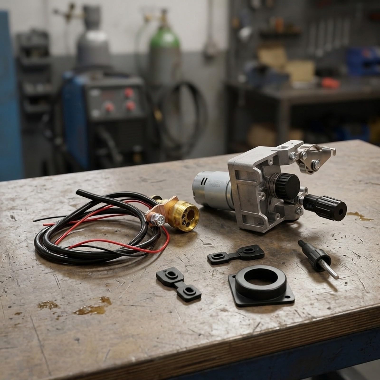 Saldatore MIG per assemblaggio motore alimentatore filo, 24 V 25 W
