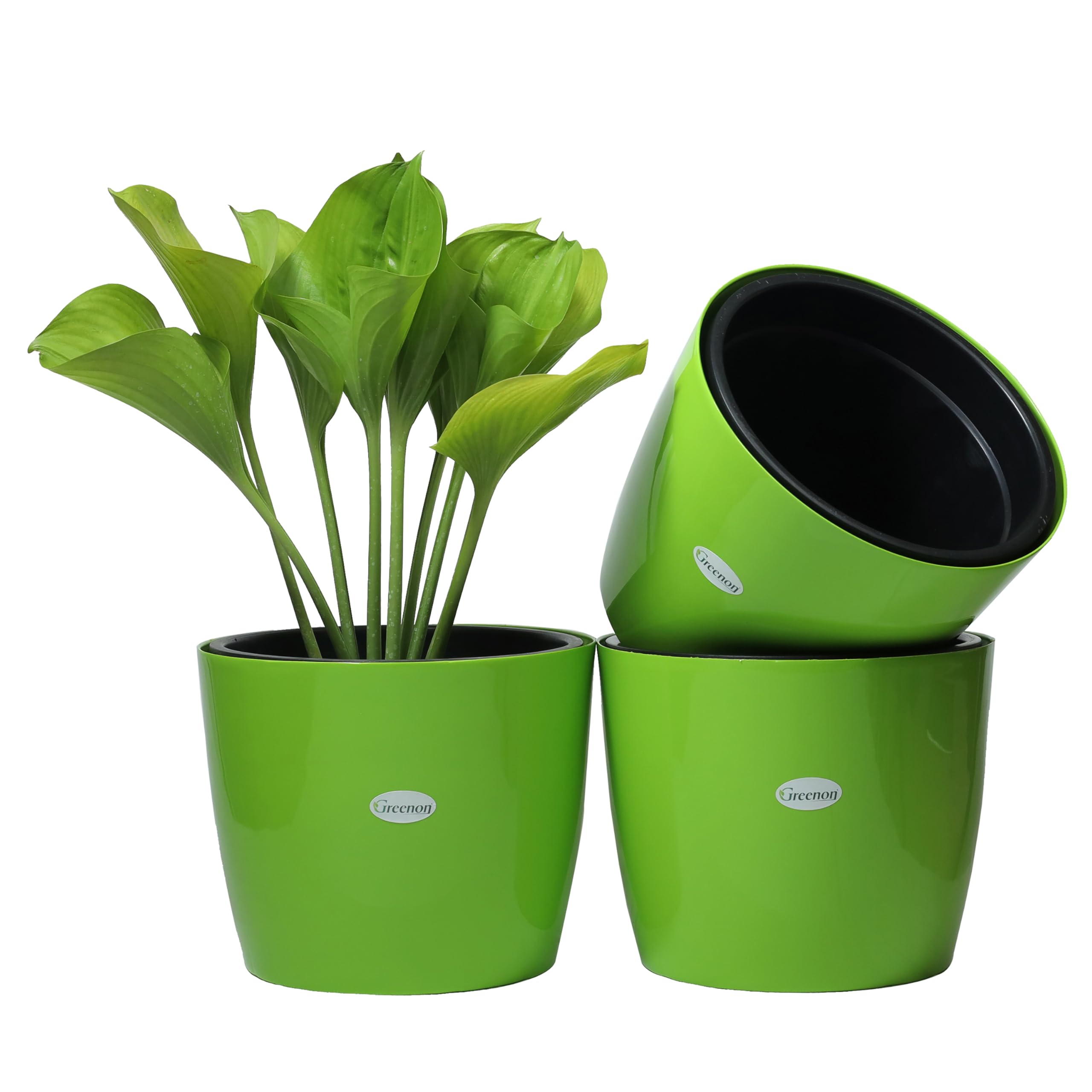 GREENON Self Watering Pots - Set of 3 -17 GREENON Self Watering Pots - Set of 3 -17