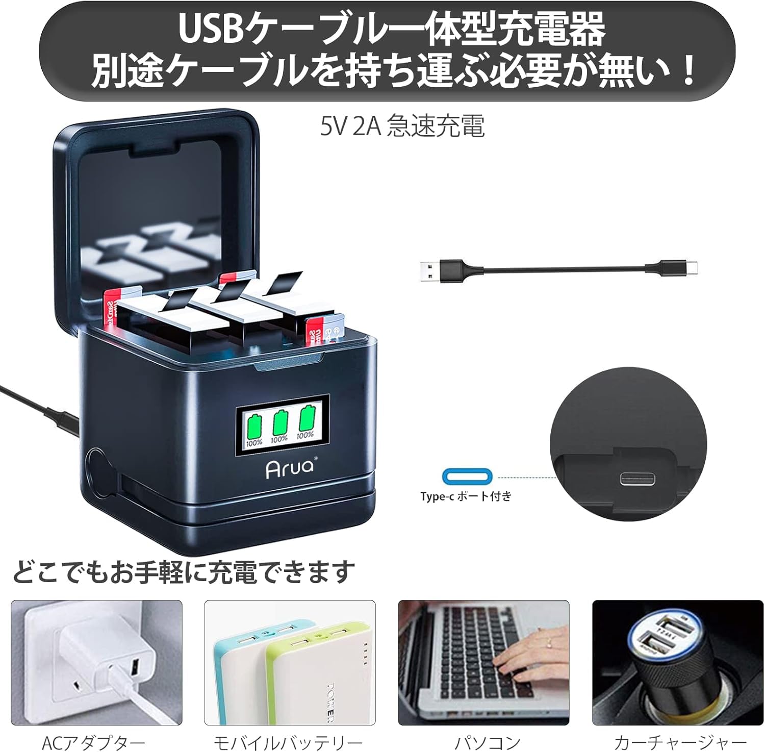 Amazon.co.jp: anegine 低温環境下対応 Gopro Hero12/11/10/9 