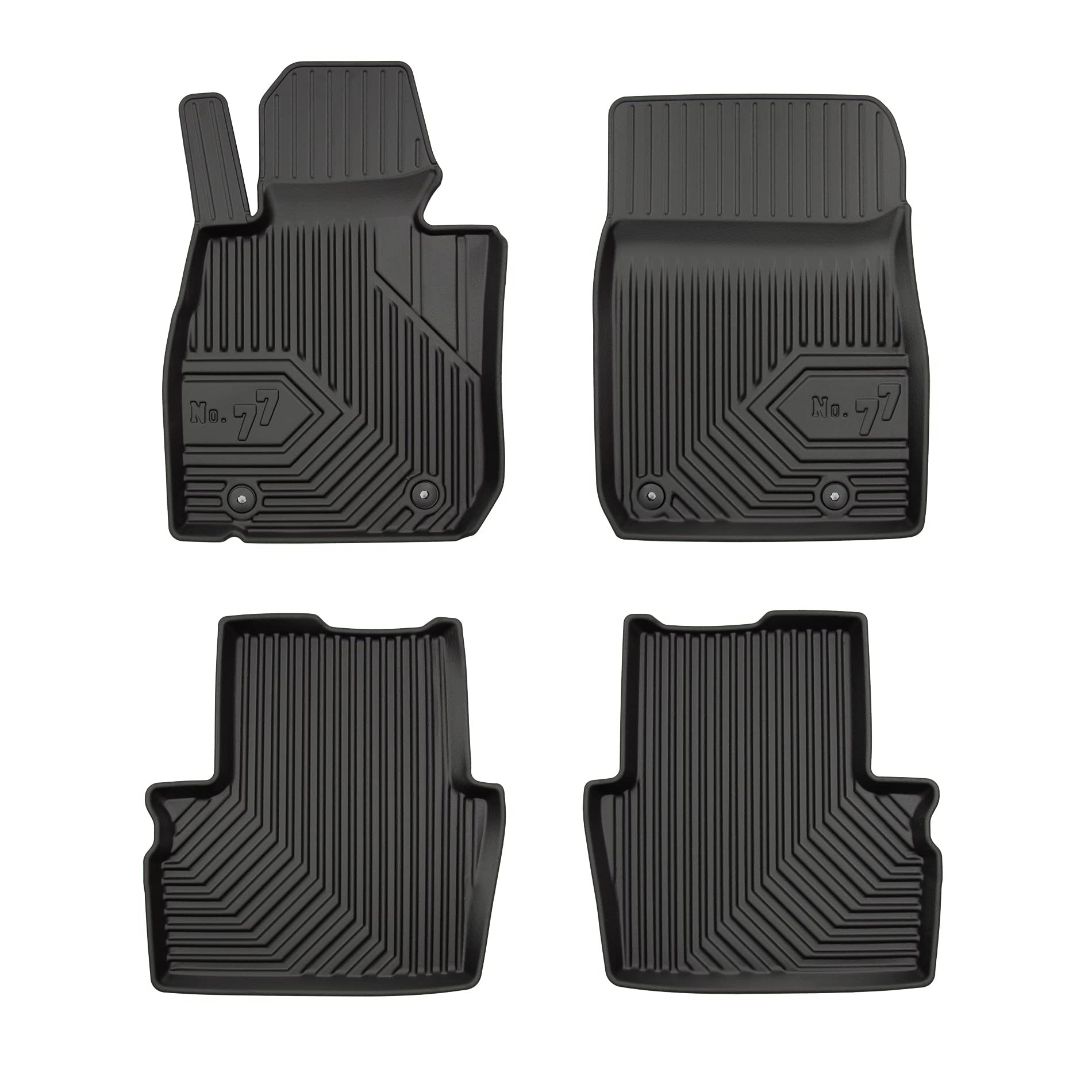 FROGUM No.77 Alfombrillas para Coche Alfombras para Mazda CX-3 Desde 2015 | Borde Alto | para Todo el año | Tamaño