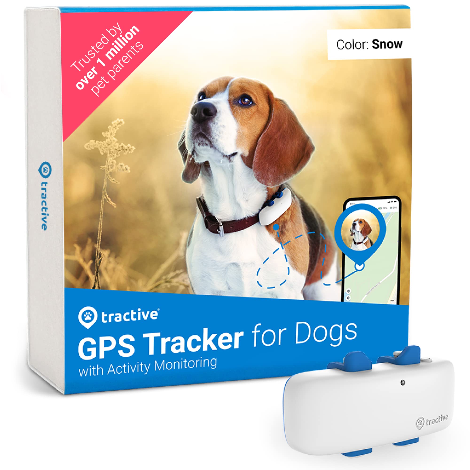 Tractive GPS DOG 4. Dog Tracker. Always know where your dog is. Keep