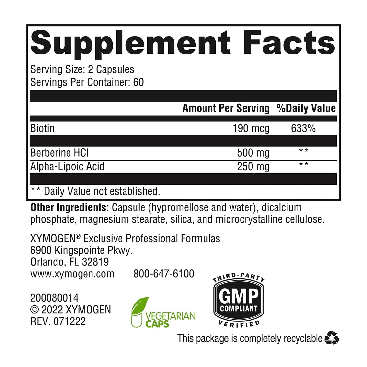 XYMOGEN ALAmax Protect, 120 Capsules — Amazon image 2