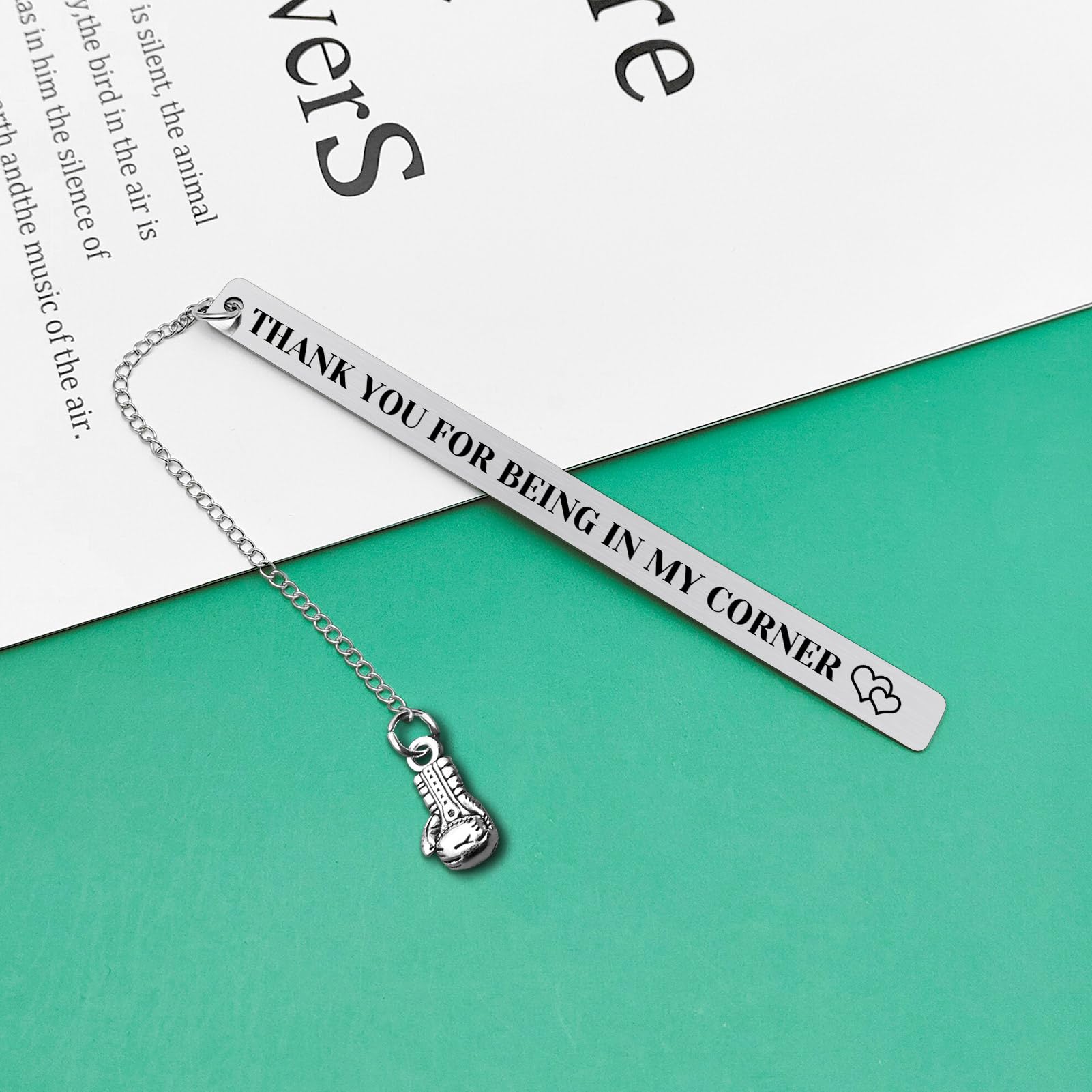 Boxing Gifts Fitness Bookmark Thank You Gift for Boxing Coach Leader Teacher Coworker Boxer Appreciation Present Bookmark Sports Lovers Future Boxer Thank You Present for Men Women