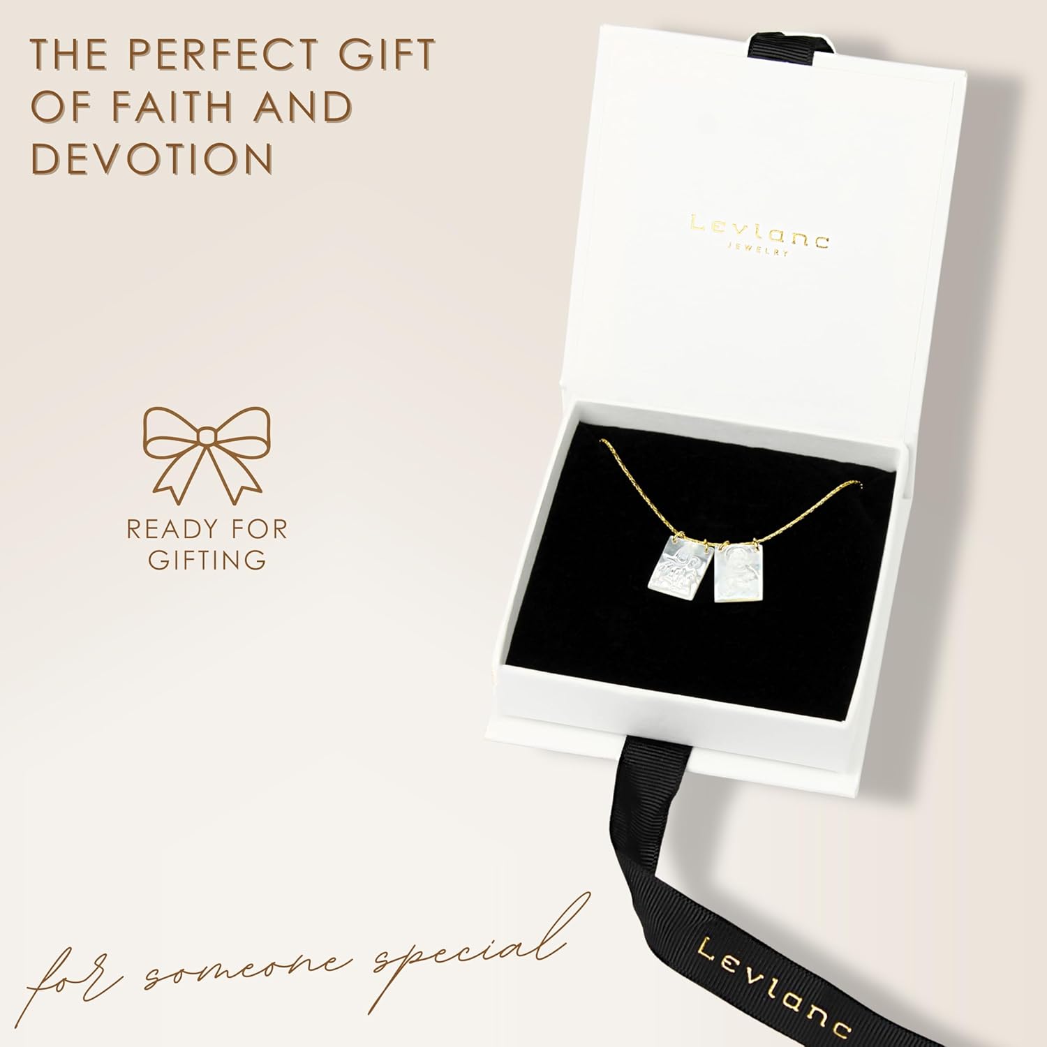 Scapulars Catholic Necklace - Escapulario De La Virgen Del Carmen - Virgin Mary Pendant - Scapulars Catholic Jewelry - Escapularios Catolicos - Sacred Heart of Jesus Christian Gifts for Women with Box - Image 4