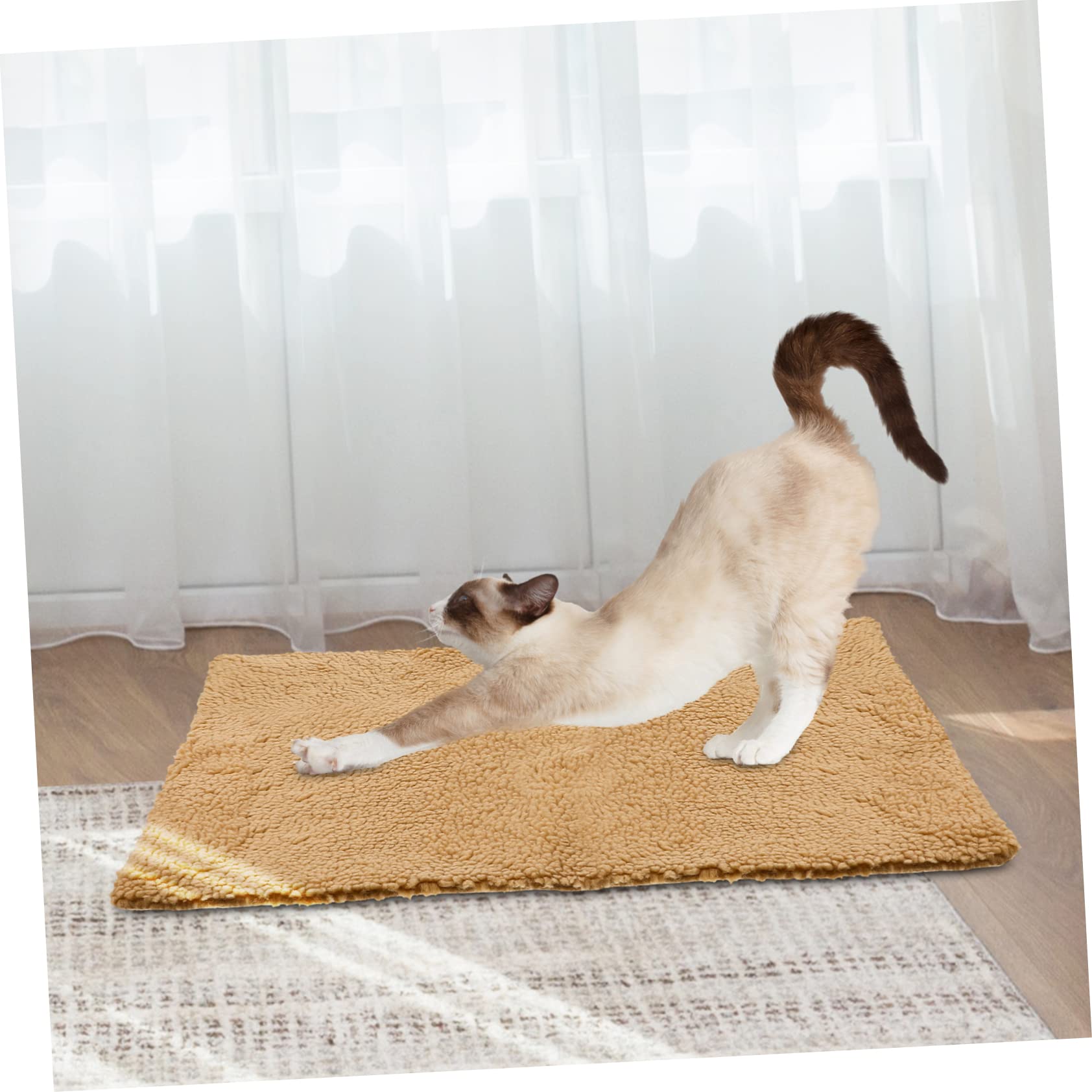 minkissy 8 Camas para Gatos de Interior para Gatos, Mantas de Felpa para sofá, Jaula de Conejo, Almohadilla de autocalentamiento para Mascotas, Cama de Perro, Mantas para Perros, Ropa de Cama de
