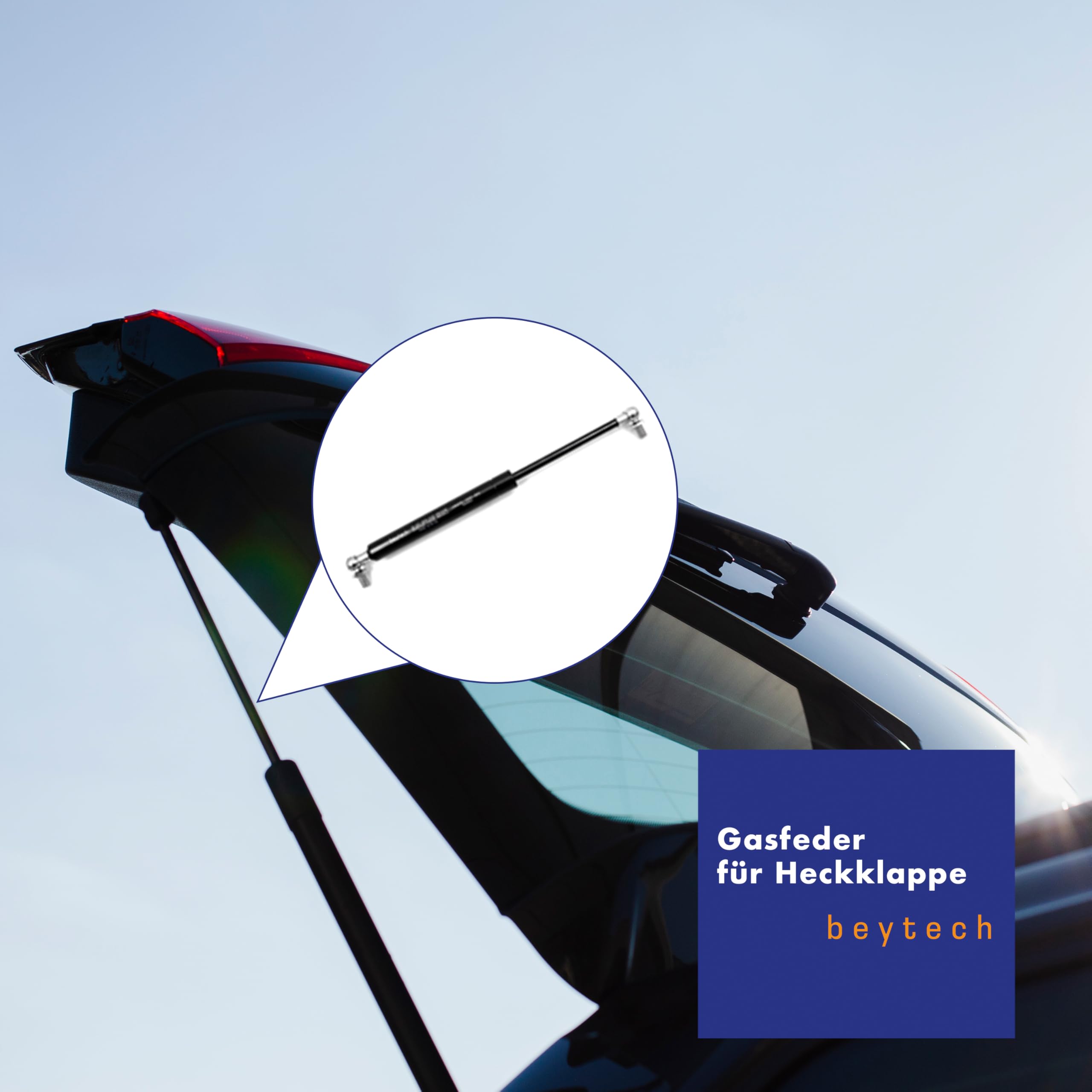 Universal Gasdruckfeder Gasdruckdämpfer Gasfeder Dämpfer für Türen, Autos, Kofferraum Motorhaubendämpfer, Länge 200-900 mm | Newton 100N – 1000N mit Kugelgelenk Endstücke (700 Newton, 250 mm)
