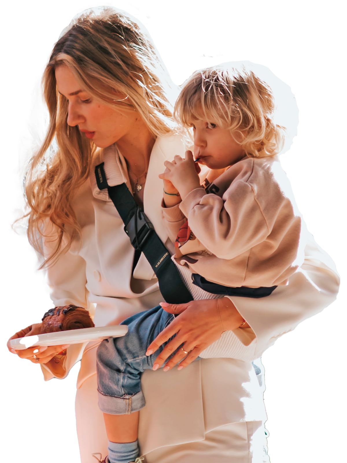 Wildride スリング　クリームリブ アクティブキャリー リブコレクション - Cream Rib クリームリブ