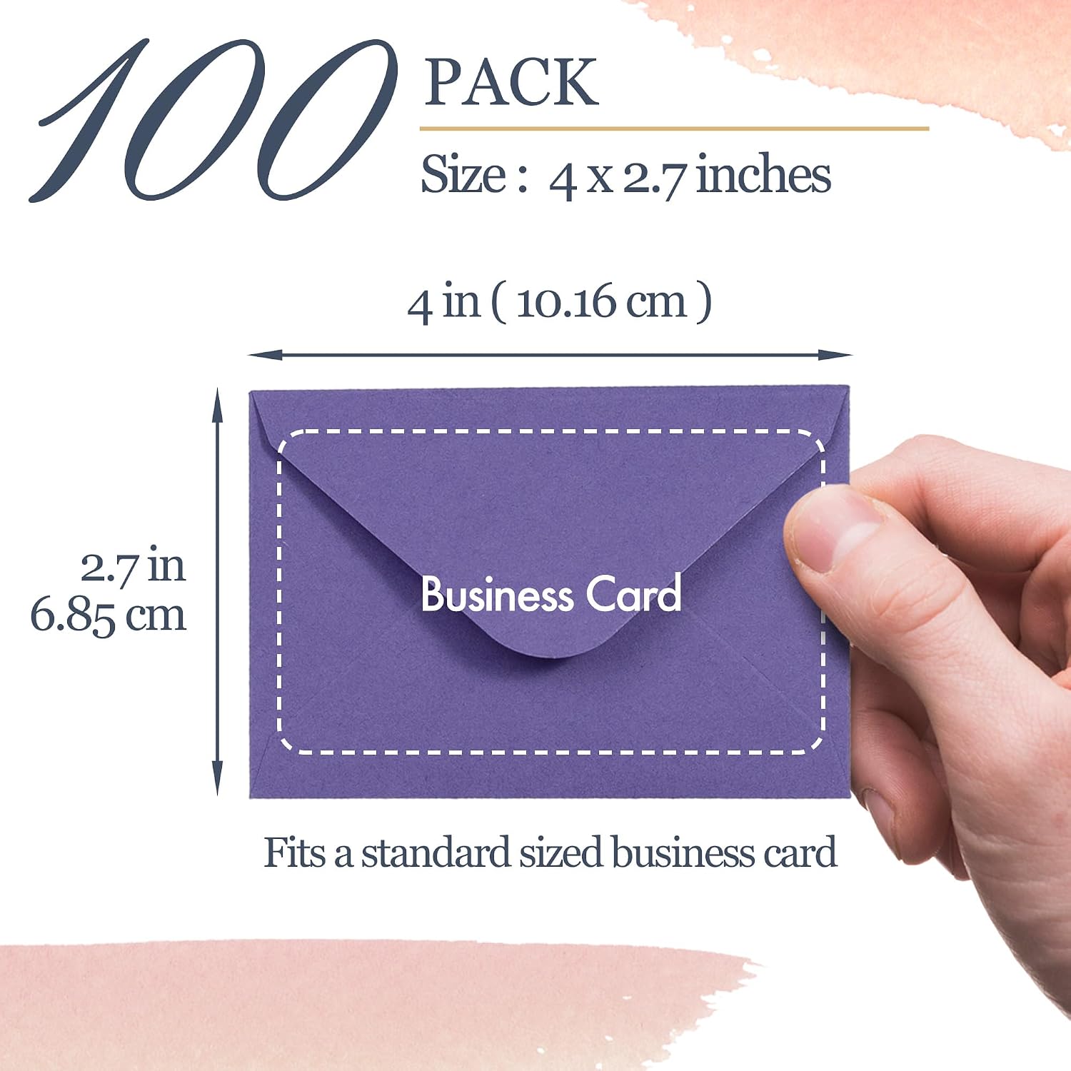 Gift Card Envelopes - 160-Count Mini Envelopes, Paper Business Card Envelopes, Bulk Tiny Envelope Pockets, 16 Colors, 4 x 2.7 Inches image 4