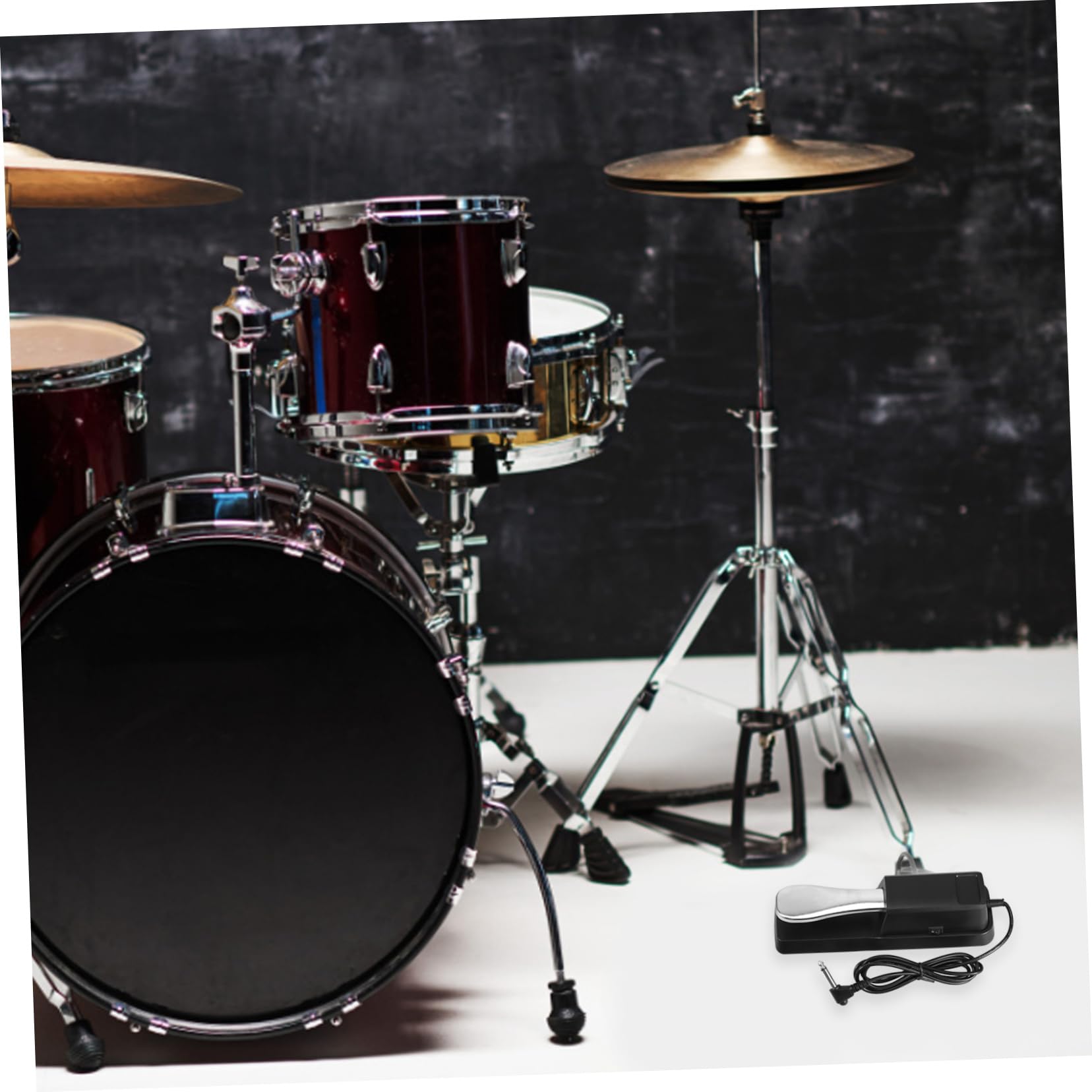 GOOHOCHY Lightweight Plastic Damper Pedal for Keyboard Piano Sustain Foot Pedal Portable Design