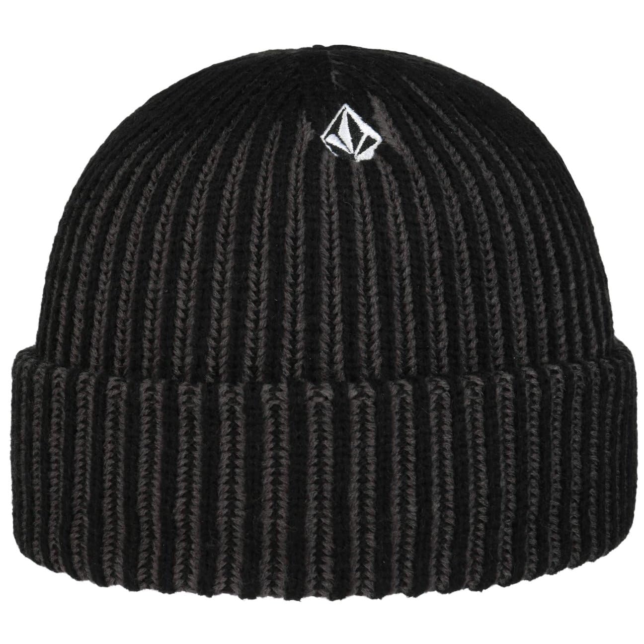 Volcom Full Stone Cuff Beanie Knitted Hat Envelope Hat Winter Hat Women Men Children with Envelope Autumn Winter Autumn Winter, black, One Size