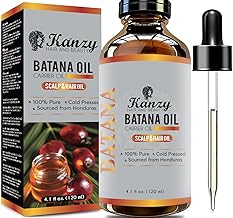 Kanzy Batana Oil 120ml, Pure Natural Hair Oil Deep Moisturizing Oil for Dry, Damaged Hair - Nourishes, Strengthens, and Softens - Suitable for All Hair Types