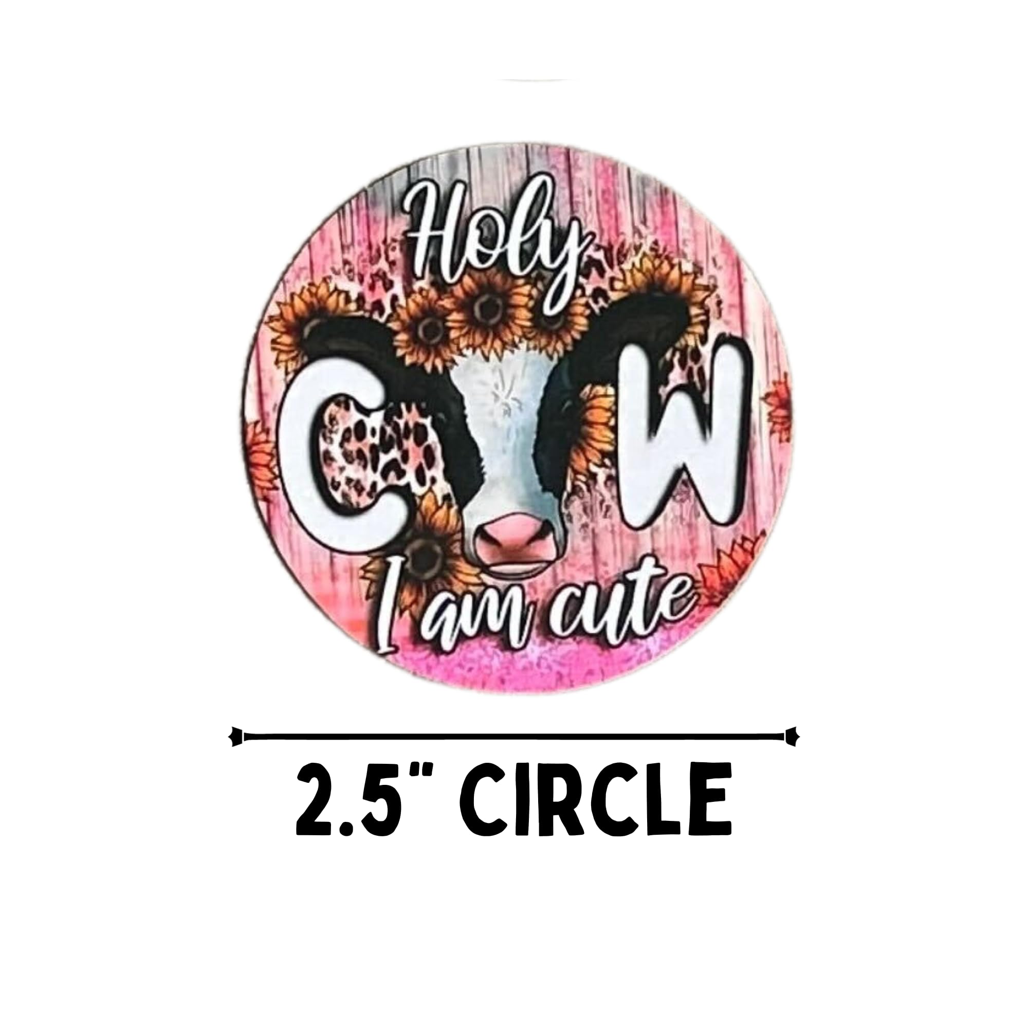 Sassy Mom Freshie Cutouts 2.5" - 12 Pack Cardstock Rounds For Car Fresheners