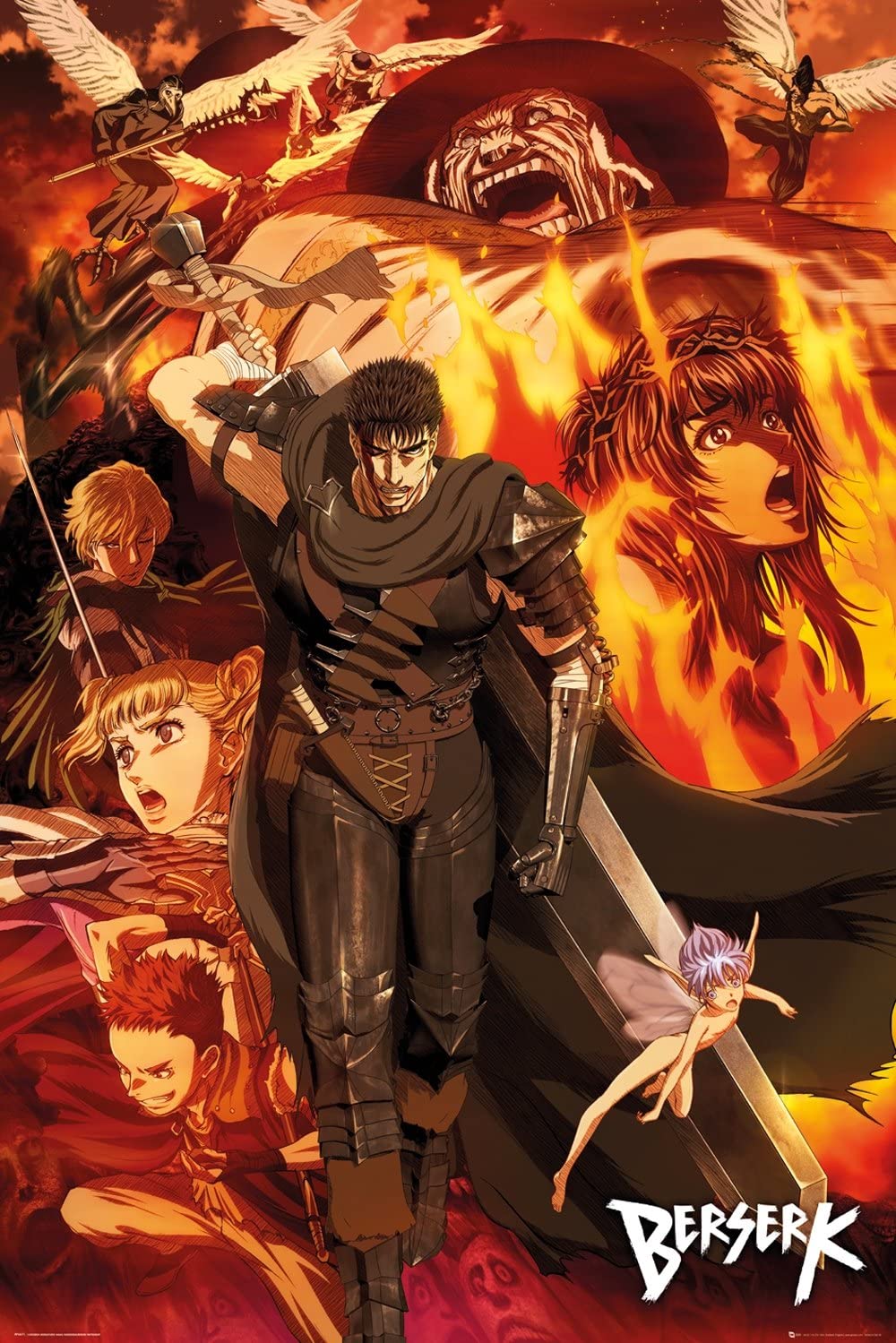 ポスター Berserk F6 board 8sets (all new) GB eye LTD, Beserk, Collage, Maxi Poster, Wood, Various, 65 x 3.5