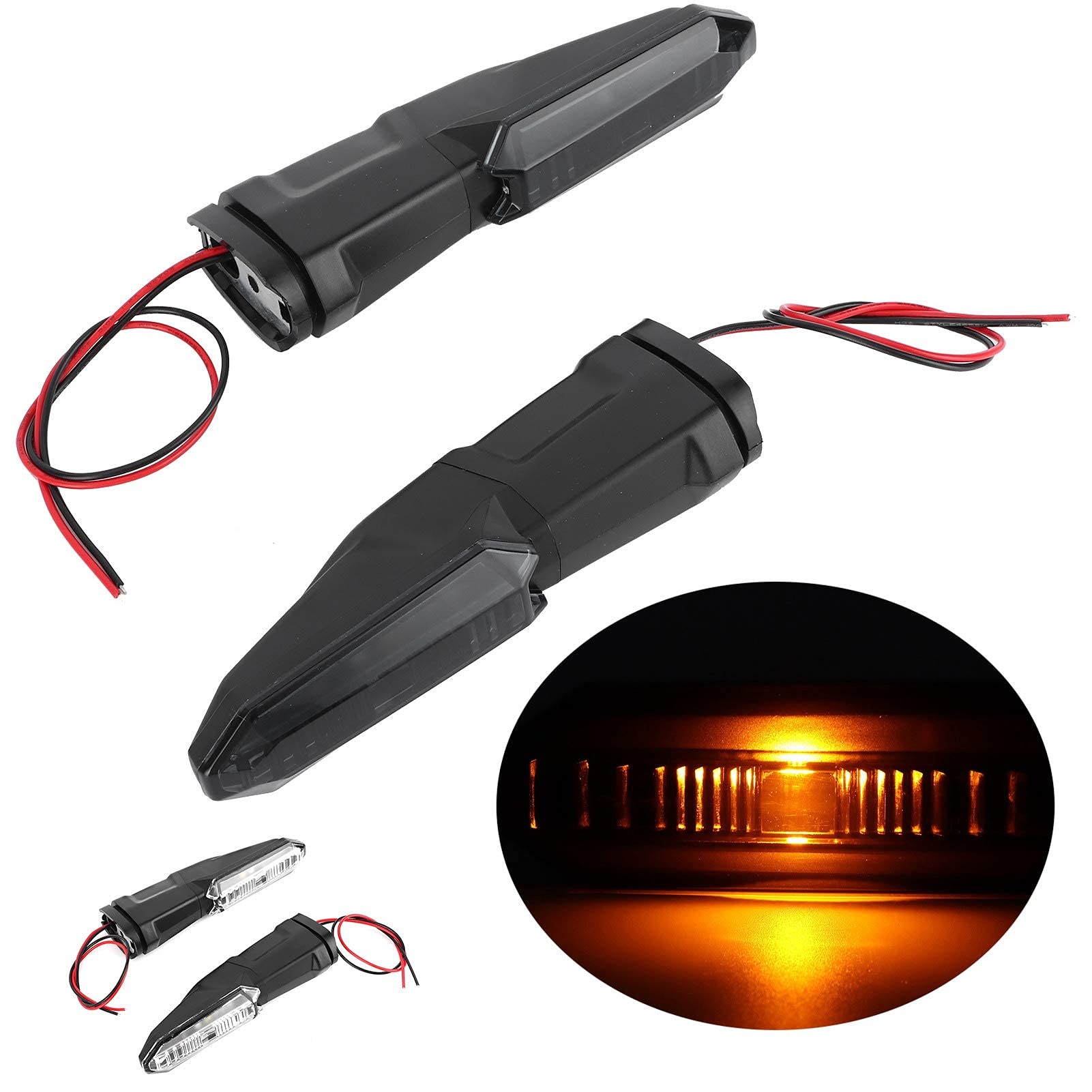 とんとんです Amazon.com: Aramox Turn Light, 2pcs 12V LED Turn Color Fit