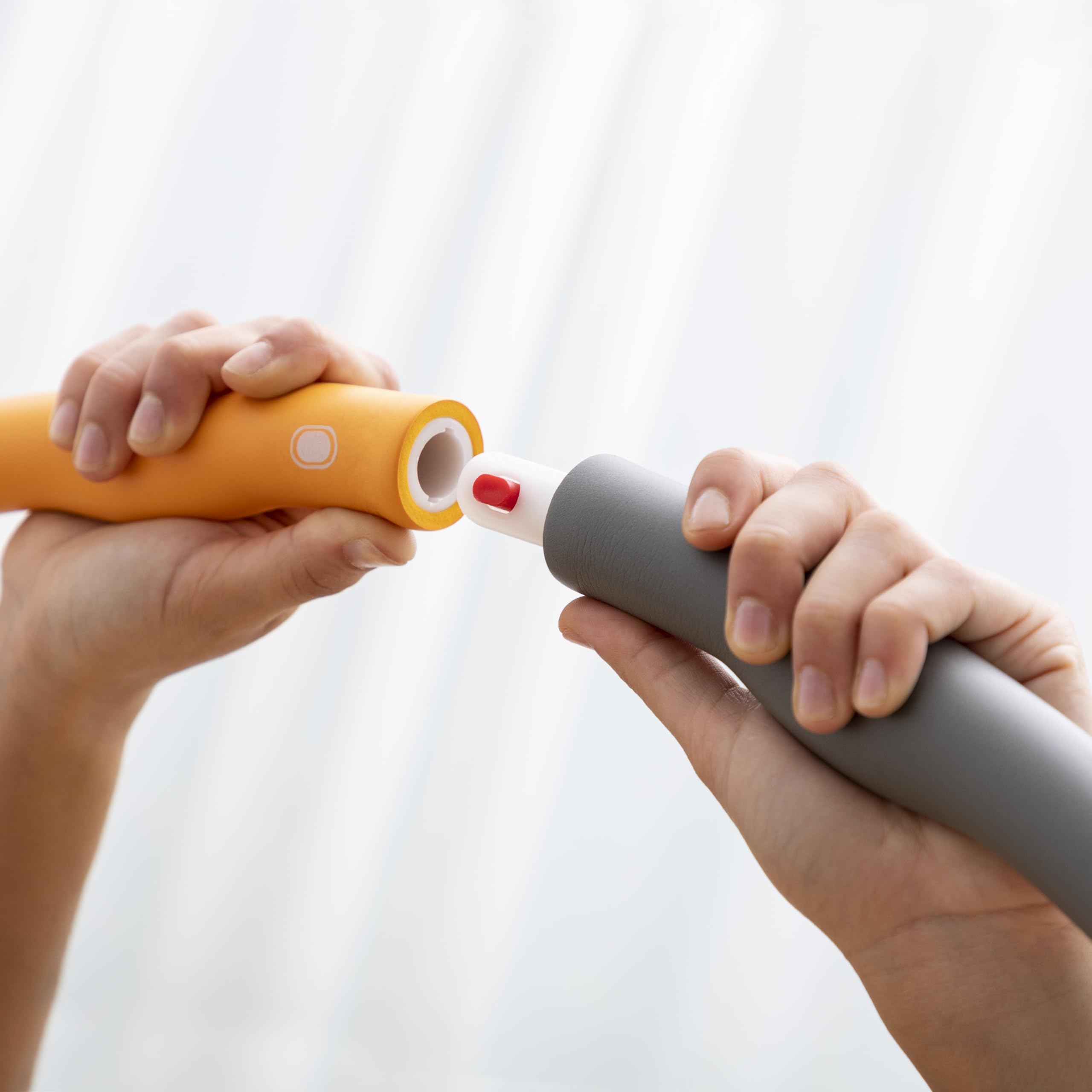 InnovaGoods - Anneau de Fitness O-Waist Démontable et Recouvert de Mousse, Aide à Affiner Jambes et Taille, Adaptable 3 Diamètres, pour Pilates Yoga Gym, Orange, Taille 1, Mousse