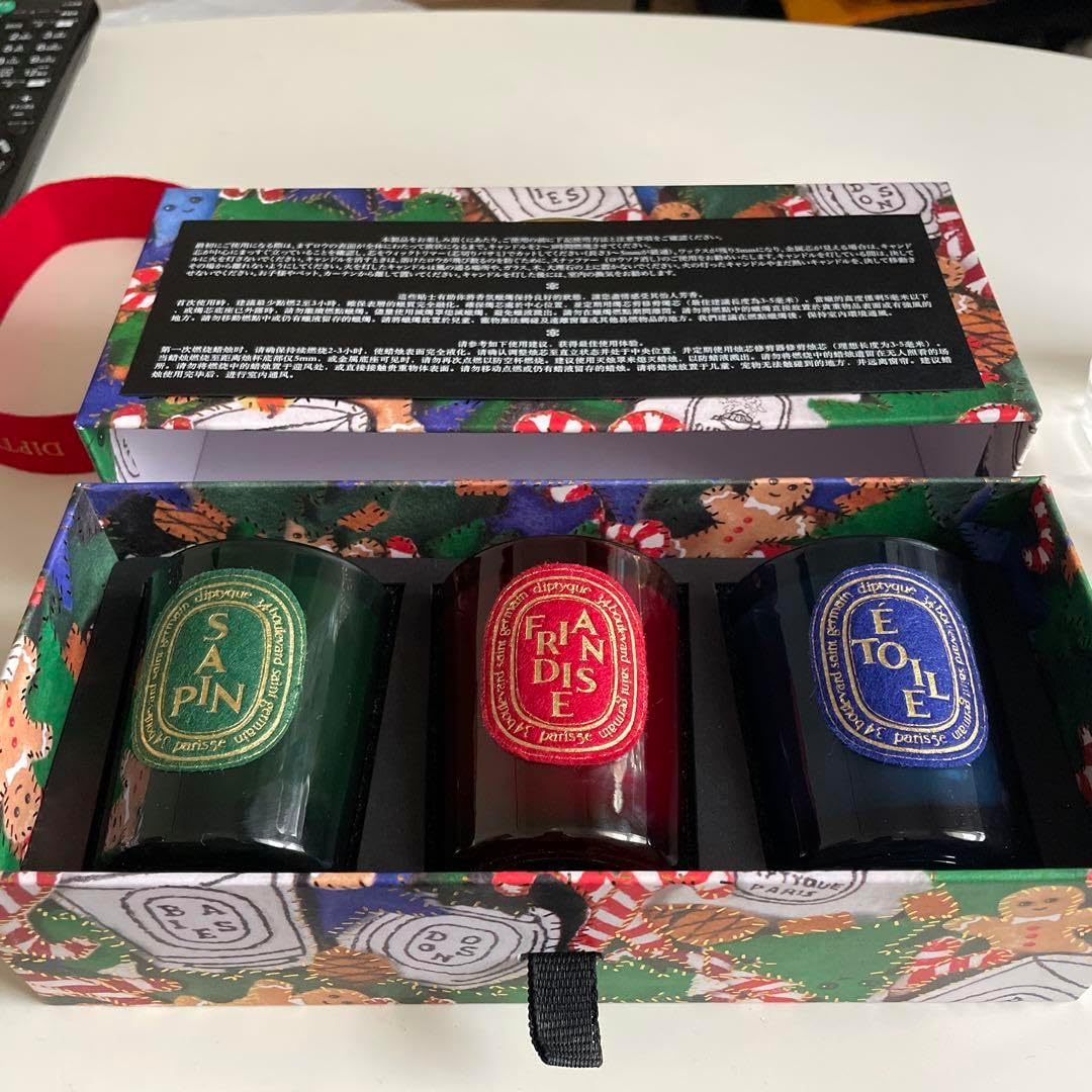 その他】ディプティック フレグランスキャンドルセット 70g×3