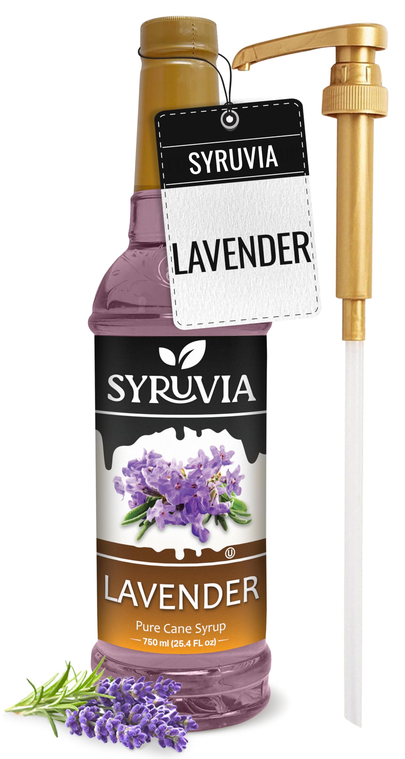 Amazon.com: Syruvia Coffee Syrup, Lavender Flavored Syrup for