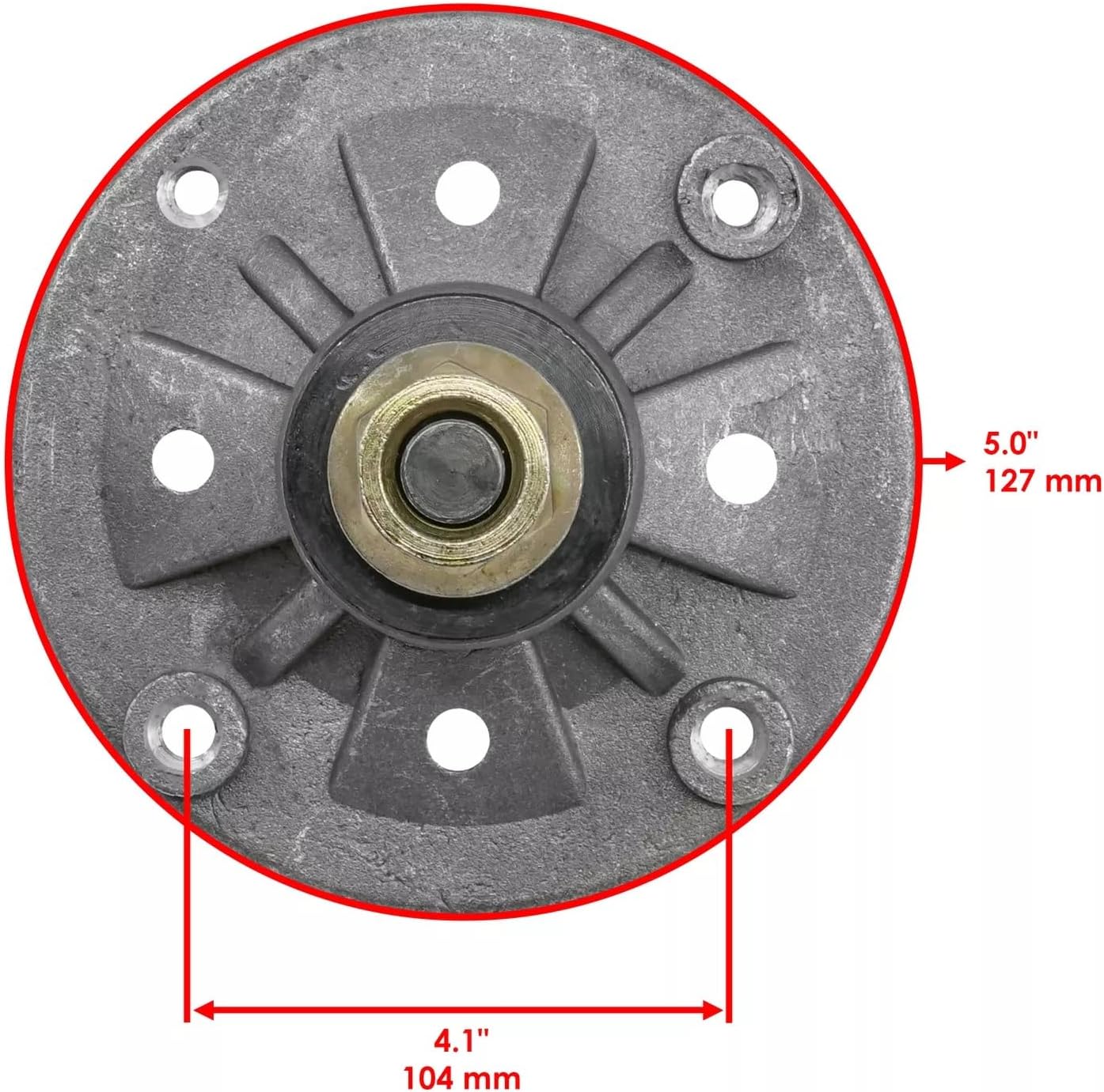 Spindle Assembly for John Deere Models E100 E110 E120 E130 E140 E150 E160 E170 E180 G110 LA100 LA105 LA110 LA115 LA120 LA125 LA130 LA135 LA140 LA145 LA150 LA155 LA165 LA175 S180 X105 X106 X110 X115R