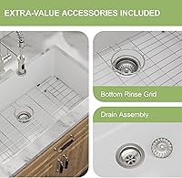 Vista 44 de 18 Granite Composite Bar Sink - Donsdey 18”×16” Undermount Granite Kitchen Sink Black Quartz Classic Composite Under Counter Single Bowl Bar Prep RV