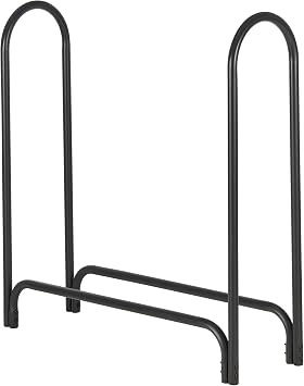 Shelter Fire Wood Storage Racks - Weatherproof Outdoor Firewood Rack, Heavy Duty Steel Wood Rack, Firewood Storage Medium 45" L x 13" D x 45" H, SLRM