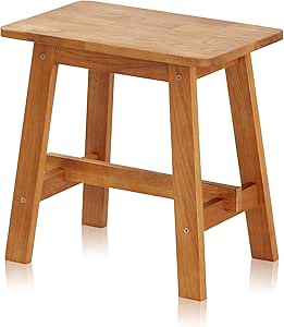 Kinderhocker Aus Massiver Esche - Naturholz 27x27x27cm | Robust & Nachhaltig