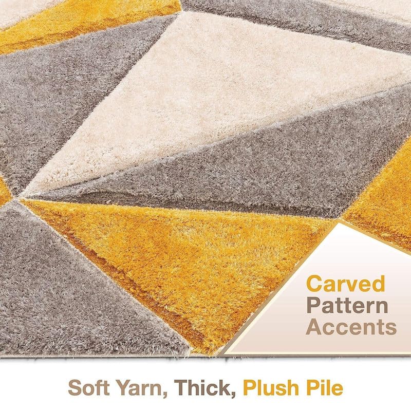 Image of F R Creation Bathmat Premium Microfiber Anti-Skid Washable and Quick Dry Italia Rug for Bathroom, Kitchen - Size (2X6 Feet Multi)