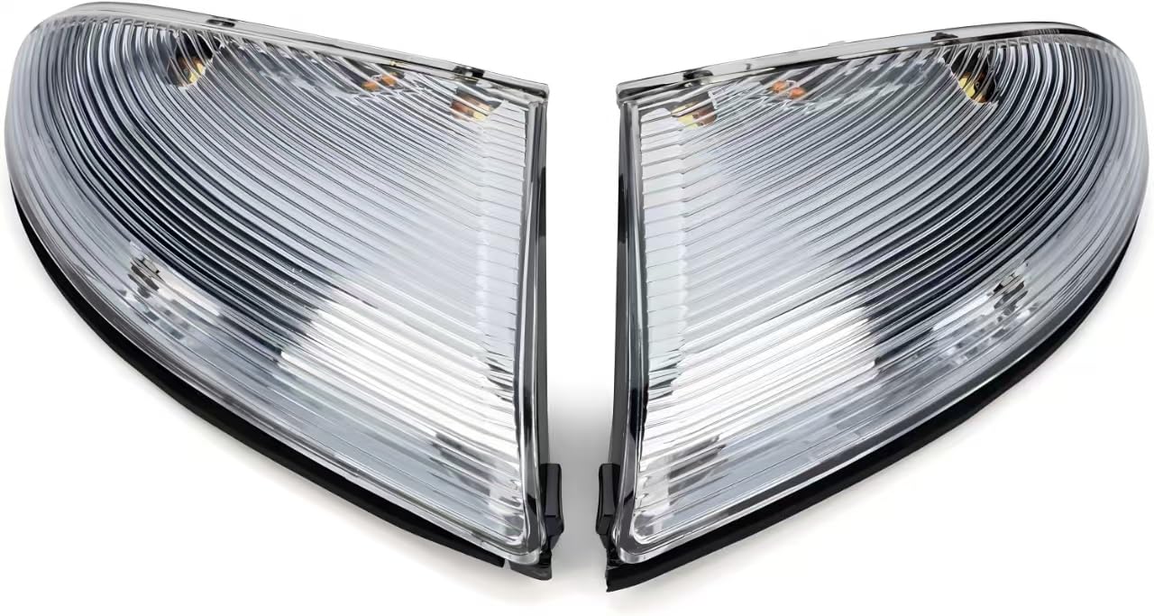 Gagsu Mirror Turn Signal Light Front Left Drive Side & Right Passenger Side Compatible with Dodge Ram 1500 2009-2018, Ram 2500 2010-2018, Mirror Turn Signal Light Lamp Housing 68064948AA 68064949AA