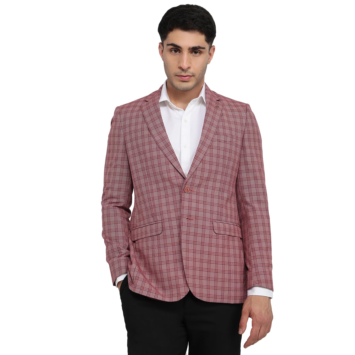 raymond Contemporary Fit Dark Green Blazer for Men-picture-59