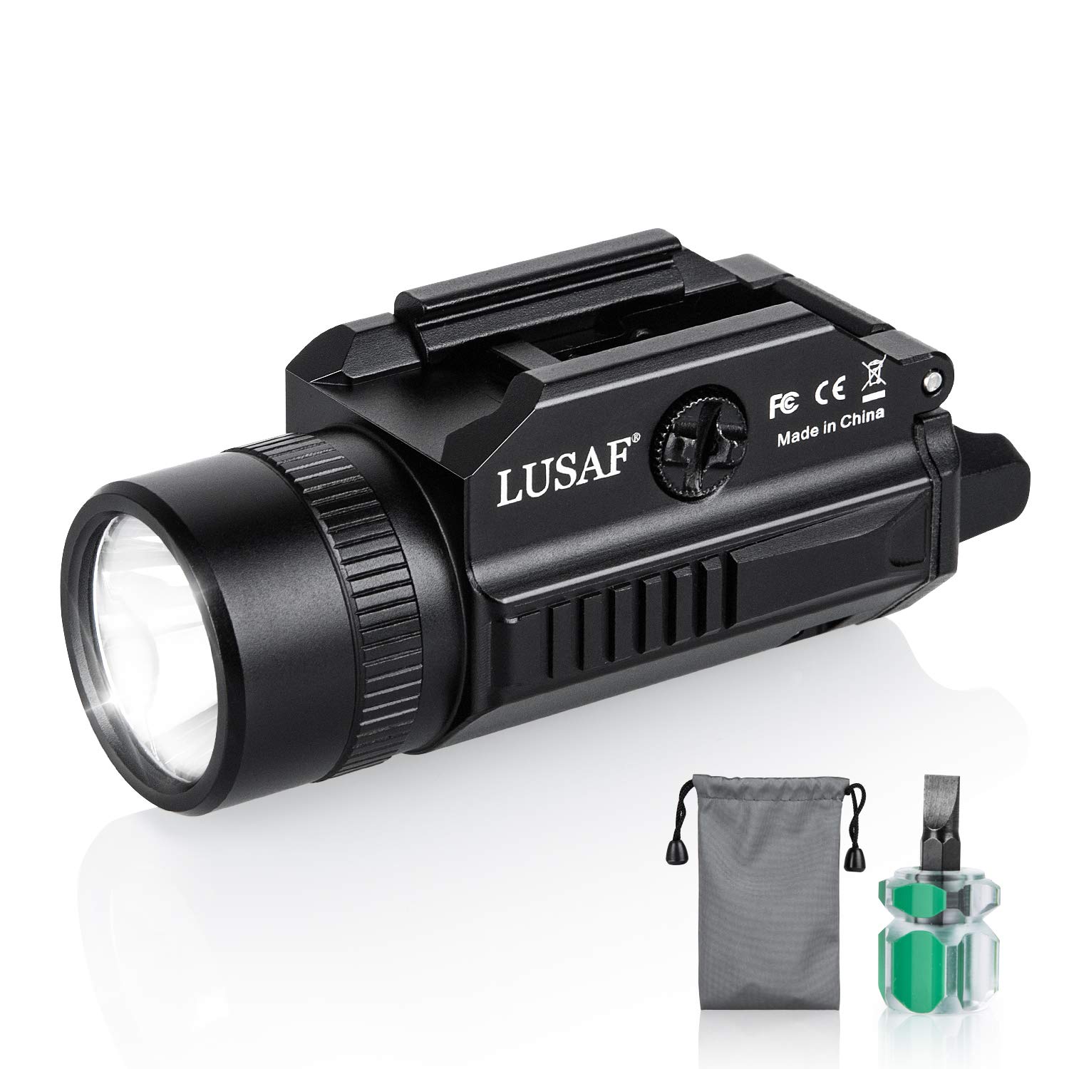 Buy LUSAF 1200 Lumens Gun Light for Pistol Rail Mounted Compact LED Gun