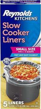 Reynolds Kitchens Slow Cooker Liners, Small 1-3 quart, 5 Count