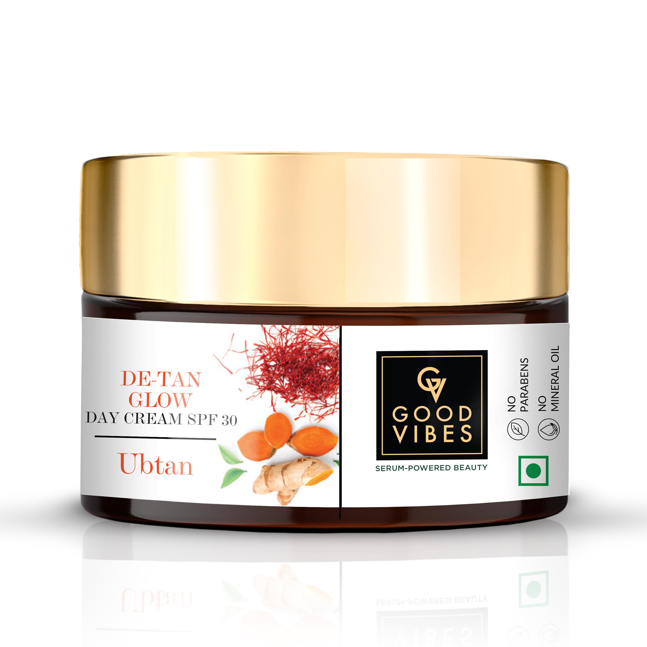 Good Vibes Ubtan De-Tan Glow Day Cream SPF 30 (50g) | Face Moisturizer | Tan Free | Skin Brightening & Soothing | Depigmentation | Anti-Ageing & Improves Skin Texture-image-28